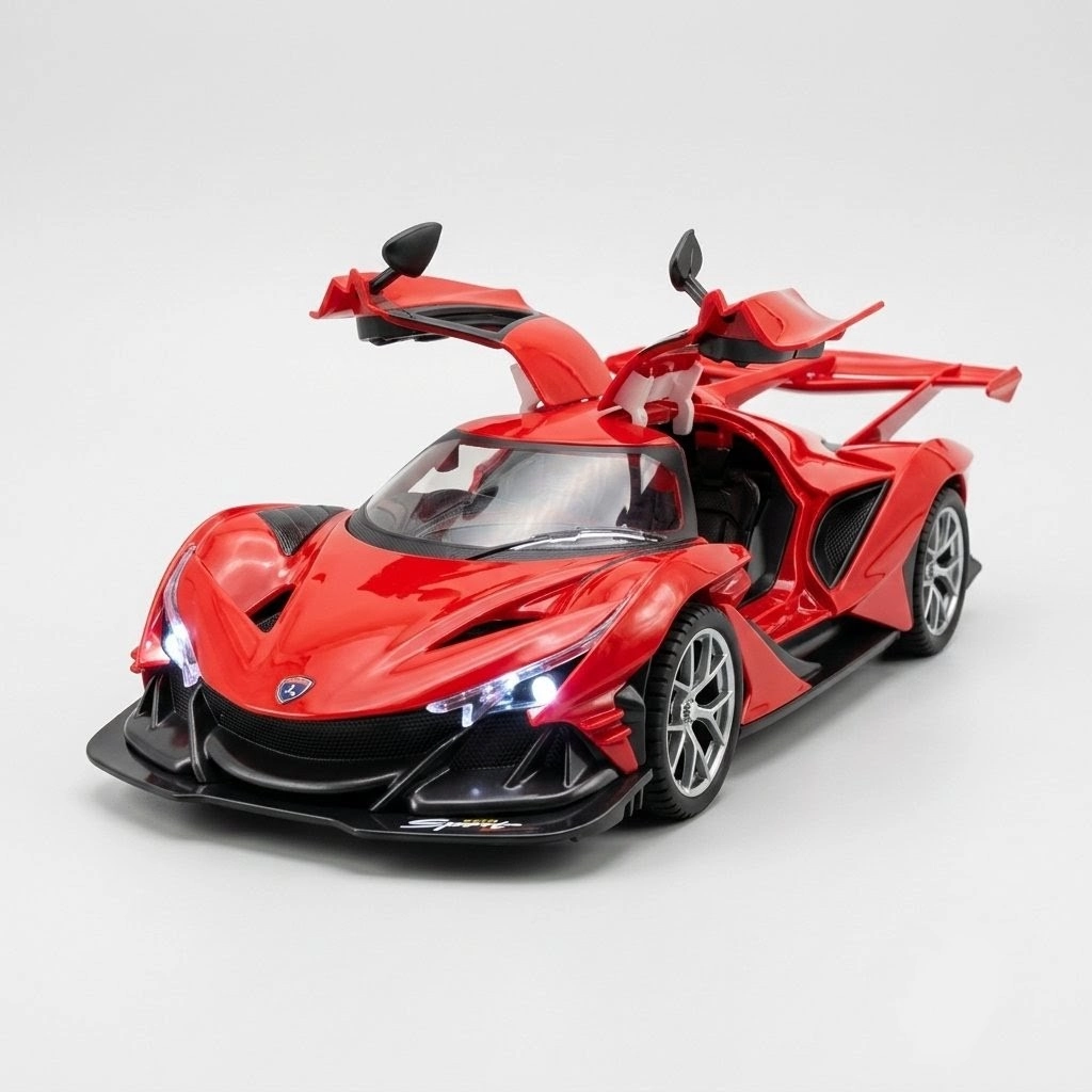 RC Sports Police Car with stylish upward-opening doors